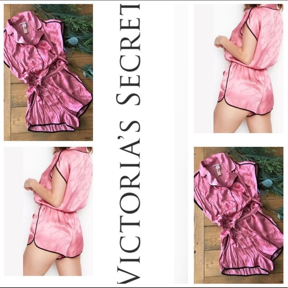 VICTORIA'S SECRETSatin Logo Romper